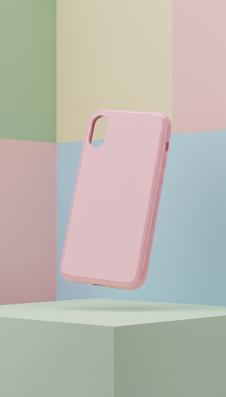 Glossy Bubblegum Pink Phone Case