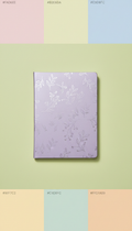 Lavender Foil-Stamped Notebook