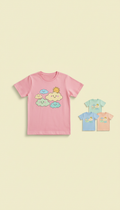 Bubblegum Pink T-Shirt With Playful Motif