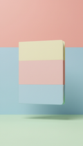 Vegan Leather Pastel Notebook